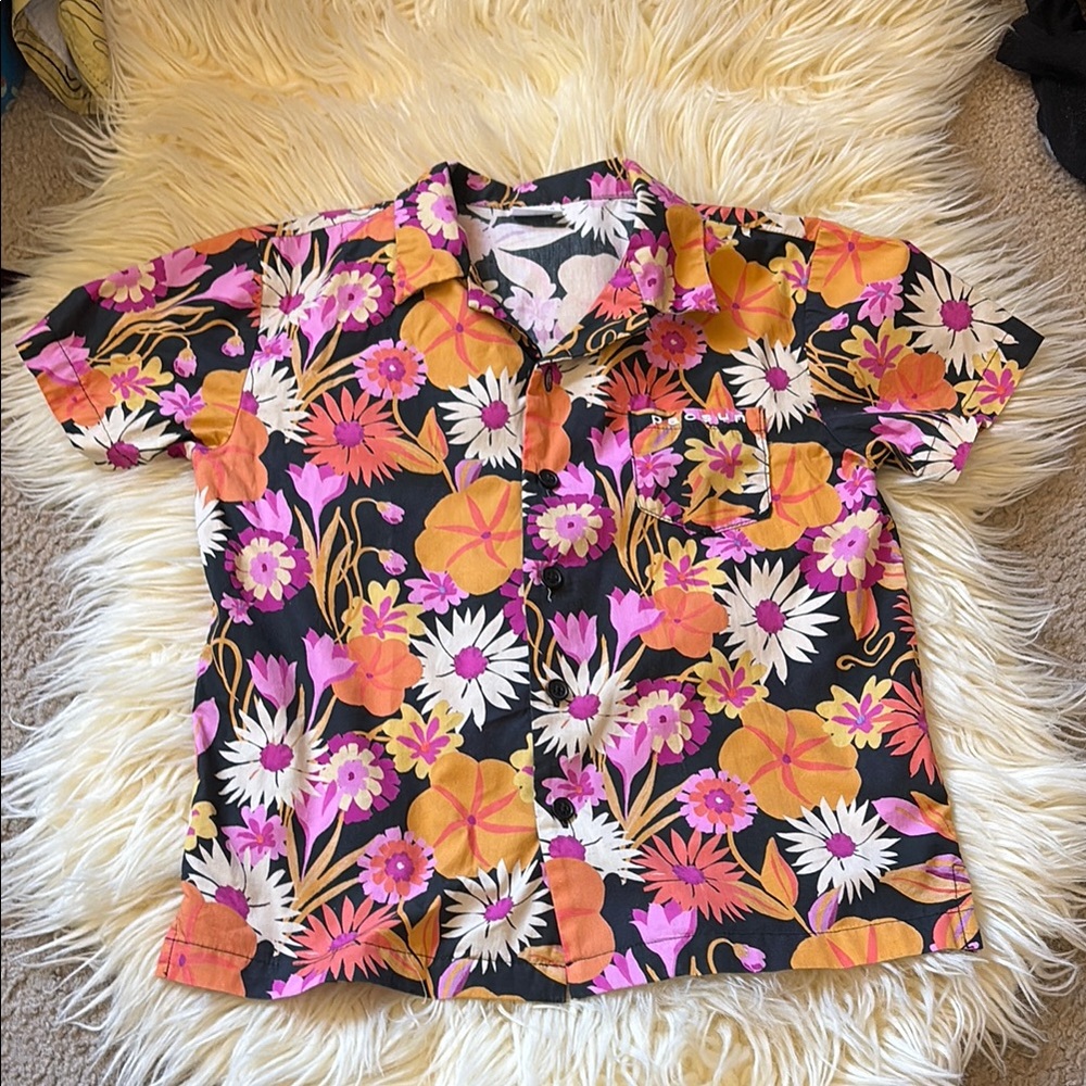 Pacsun kids boys floral shirt